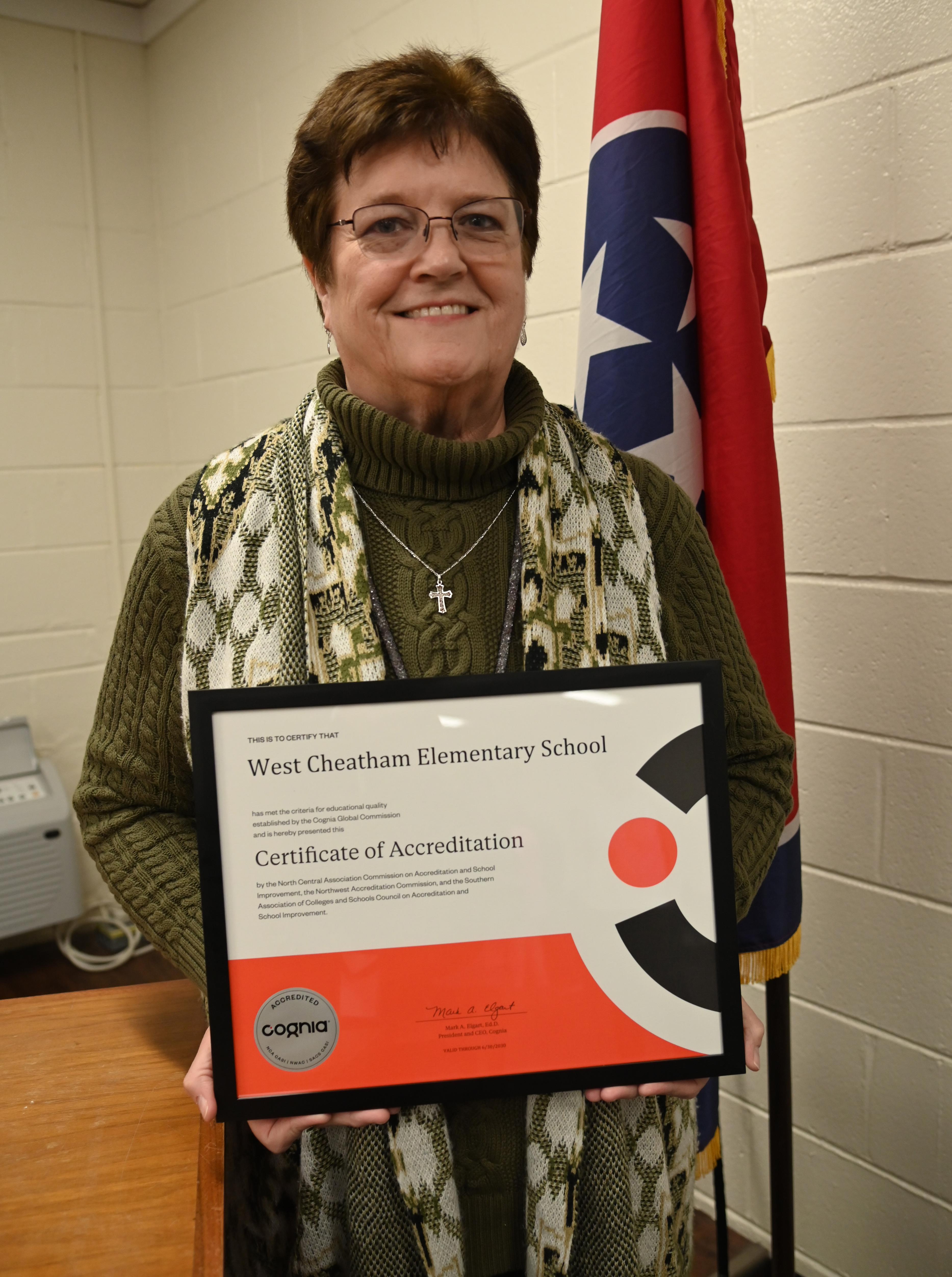 Principal Raymer Holding Cognia Certificate